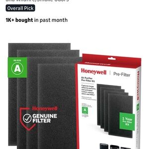 Honeywell Air Purifier Pre-Filter Kit